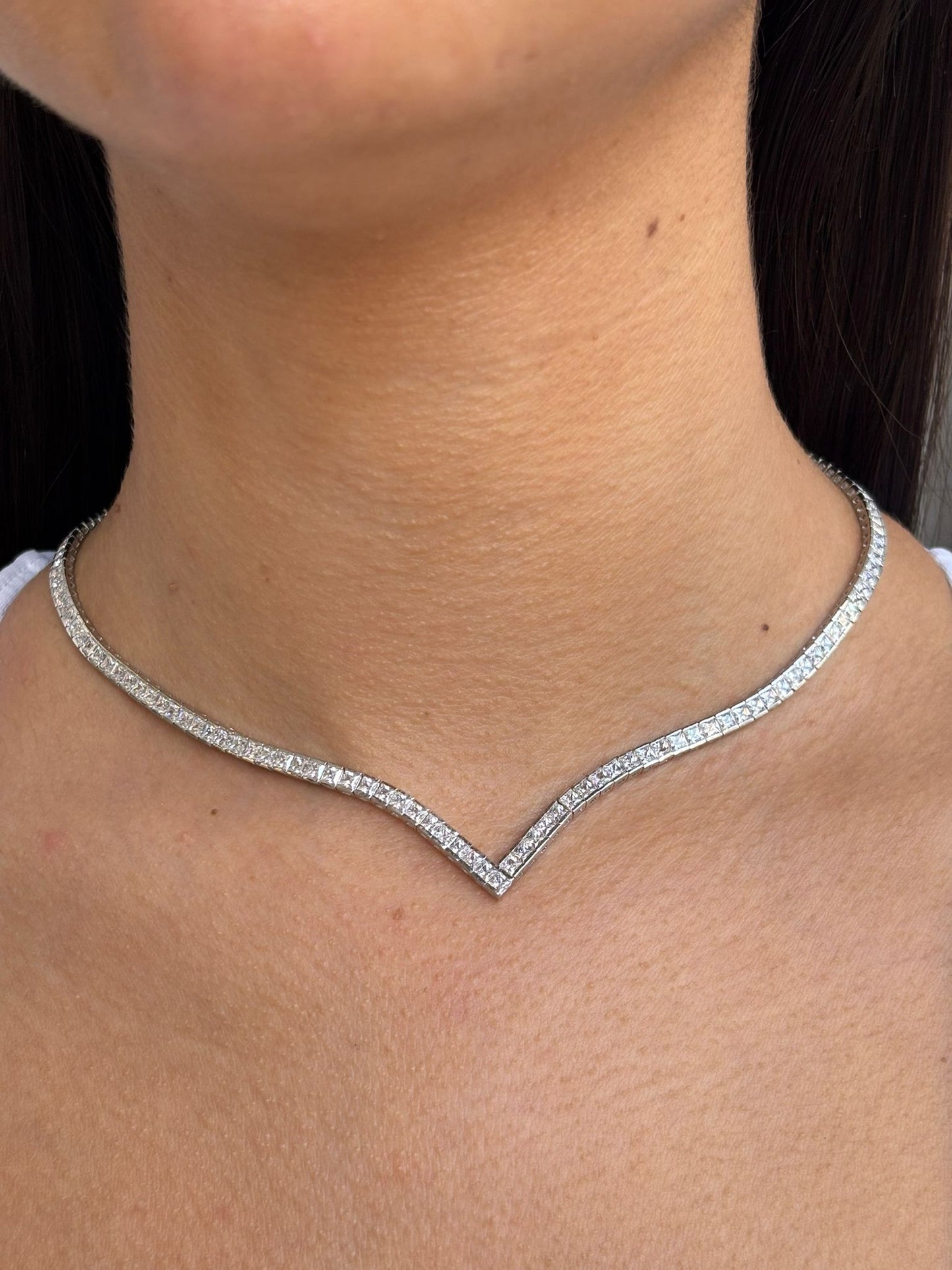 שרשרת טניס LUNA 42CM