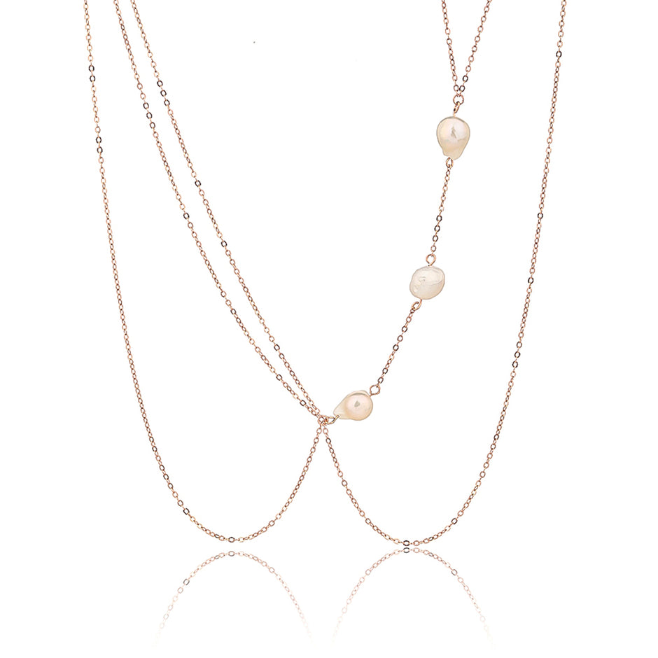 שרשרת בטן  Rose gold