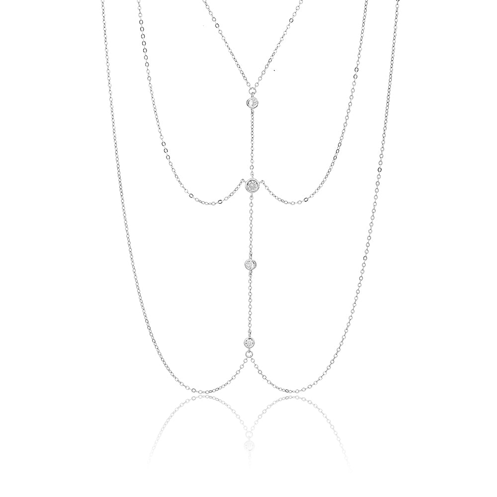 שרשרת בטן Pearl Luxe