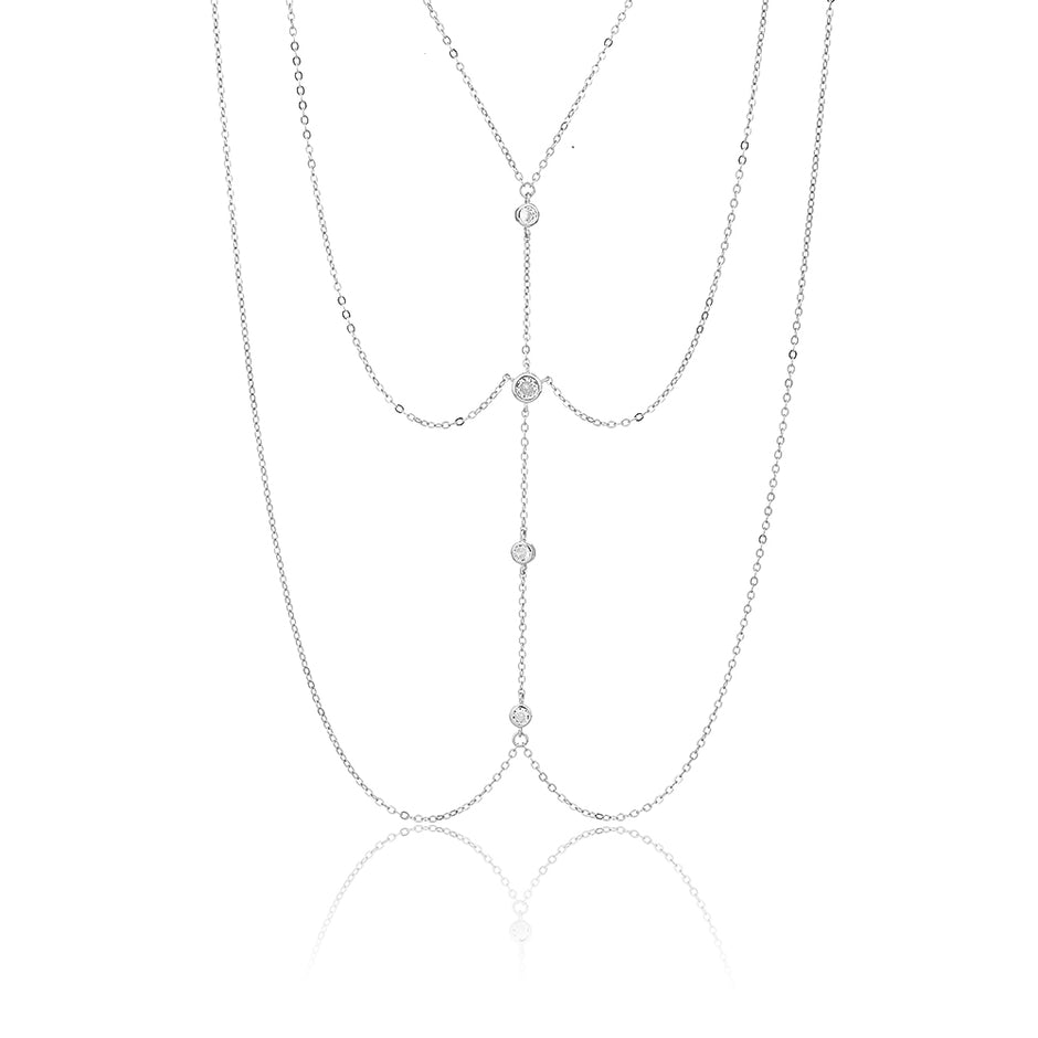 שרשרת בטן Pearl Luxe
