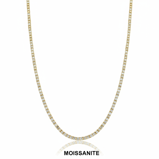 שרשרת טניס מוסונייט mosi004-2.5mm-8.46ct--3-M