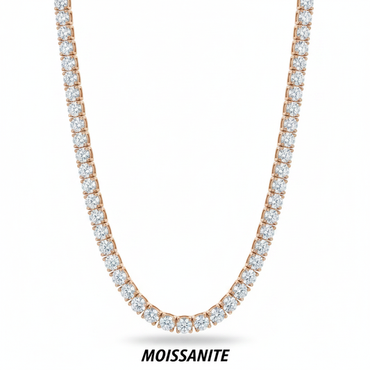 שרשרת טניס מוסונייט mosi006-4mm-29.4ct--2-M
