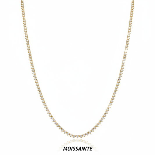 שרשרת טניס מוסונייט mosi008-3mm-12ct--3-M