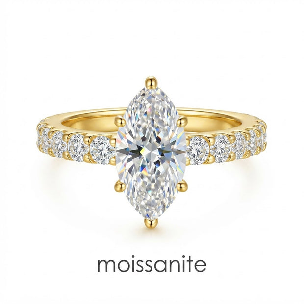טבעת  Élégance Marquise Gold