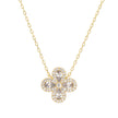 Fiore Necklace gold - white