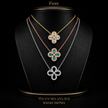 Fiore Necklace - Black
